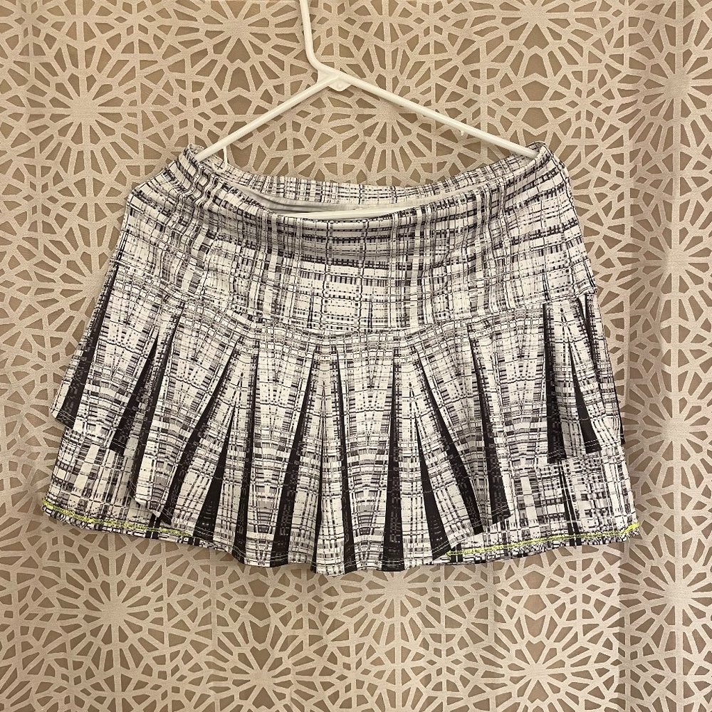 Lucky In Love Black and White Tennis/Golf Skort